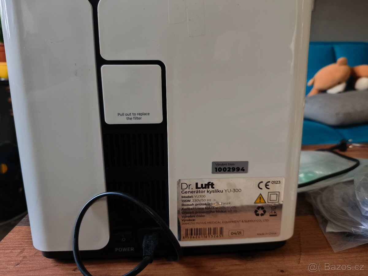 Generátor kyslíku Dr Luft YU-300 - 5