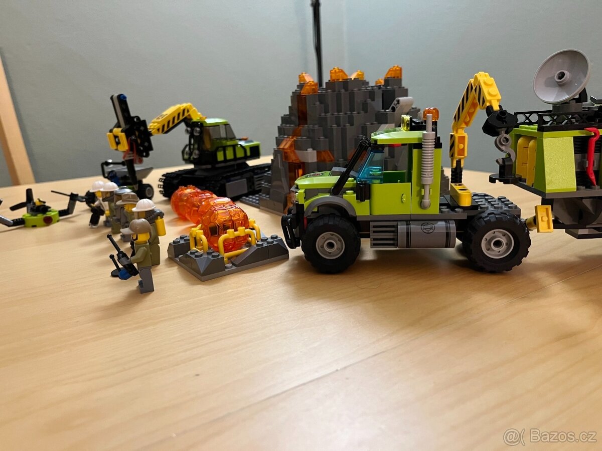 Prodám sety Lego City 60121, 60122, 60123, 20124 - Sopka - 5