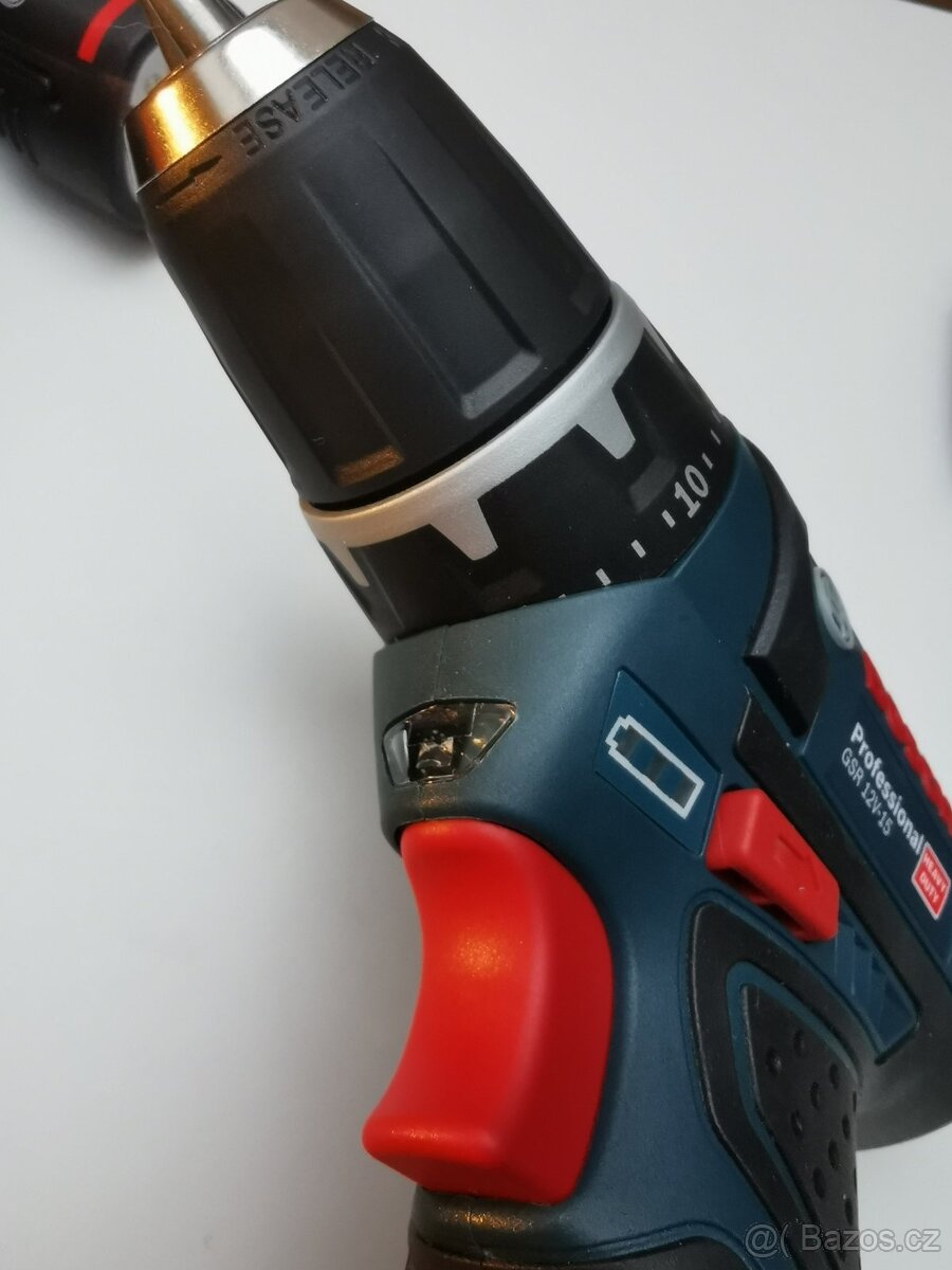 BOSCH Aku vrtací šroubovák GSR 12V-15 - 5