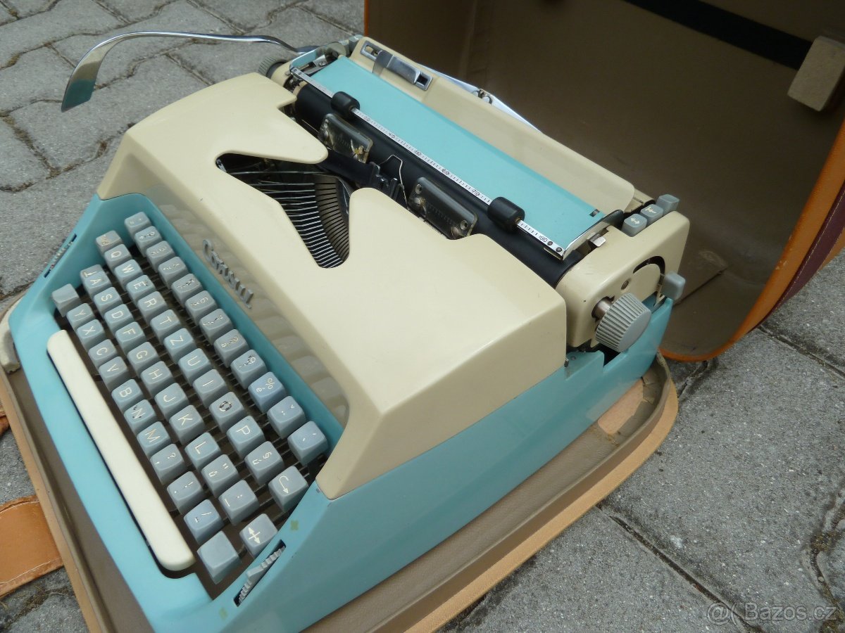 PSACÍ STROJ S KUFŘÍKEM-retro - 5