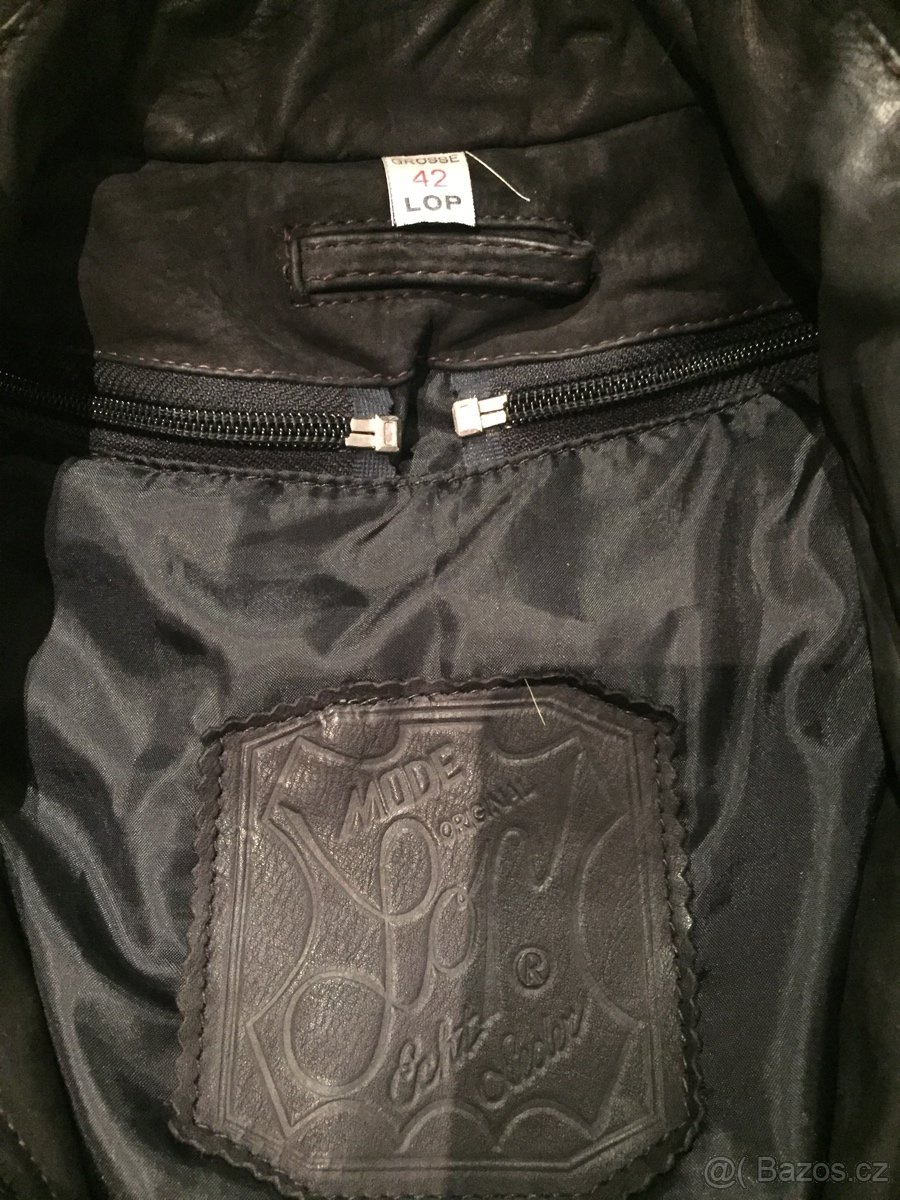 Krásná kožená bunda vel. 42 - 5