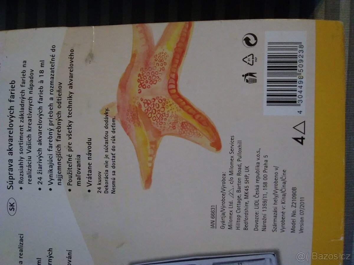 Sada 24 akvarelových barev v originál obalu. - 5