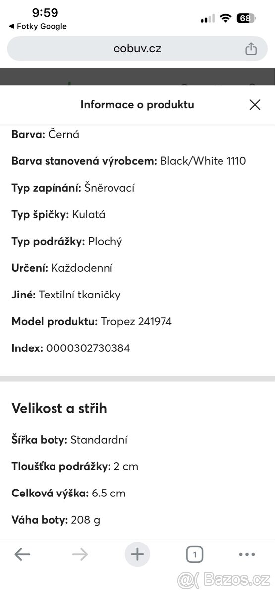 Plátěná obuv KAPPA - 5