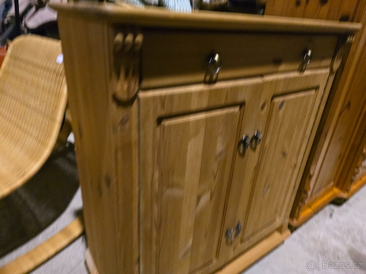 Komoda Botník Dřevo 39x80 výšká 93 cm - 5