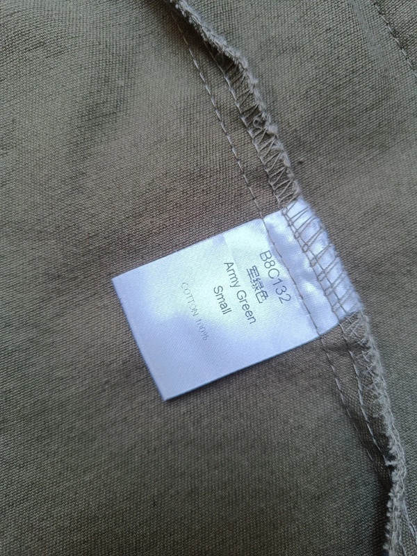 Dámská khaki bunda na zip, vel. M - 5