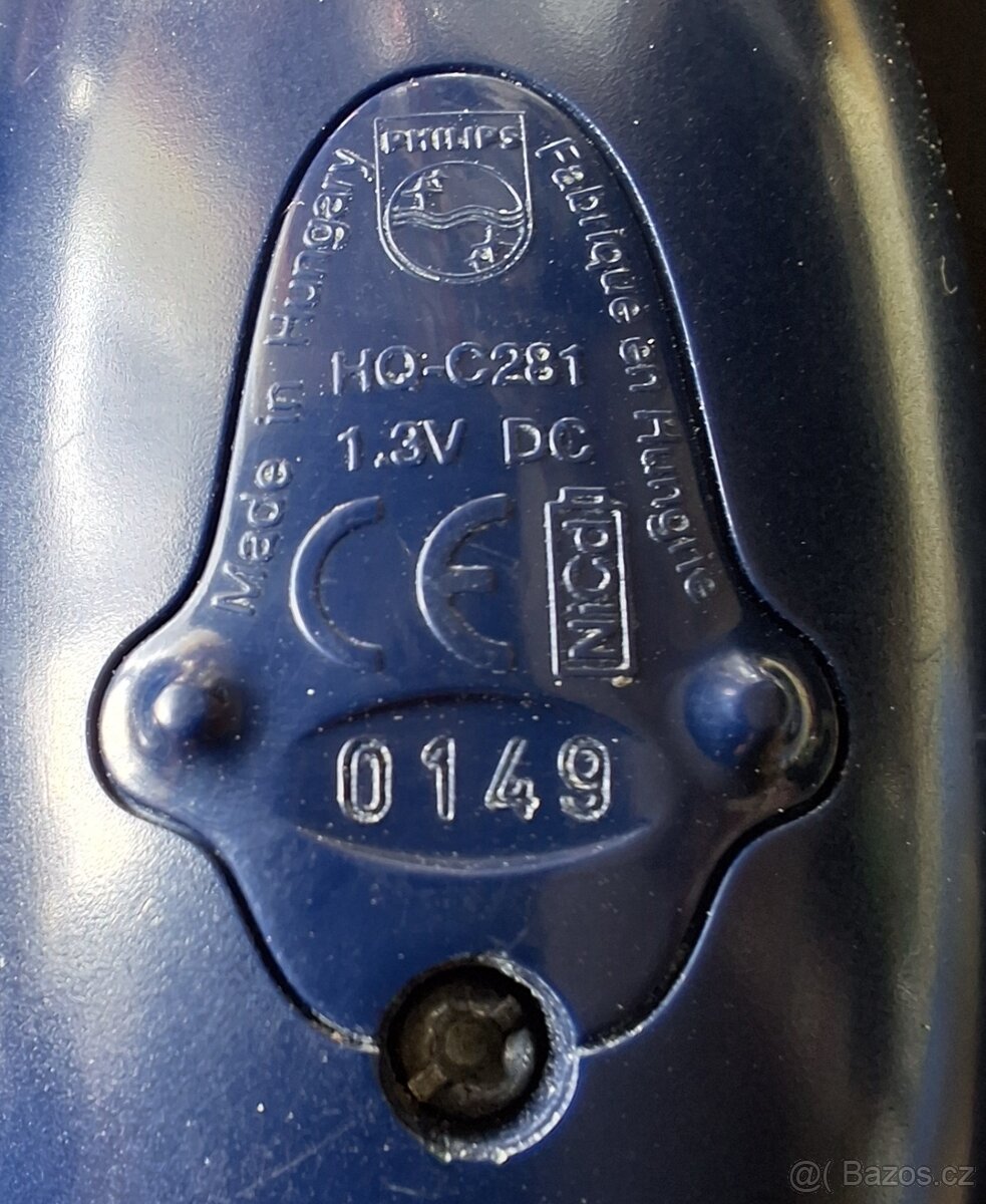 Holící strojek Philips HQ-C281 na náhradní díly + zdroj - 5