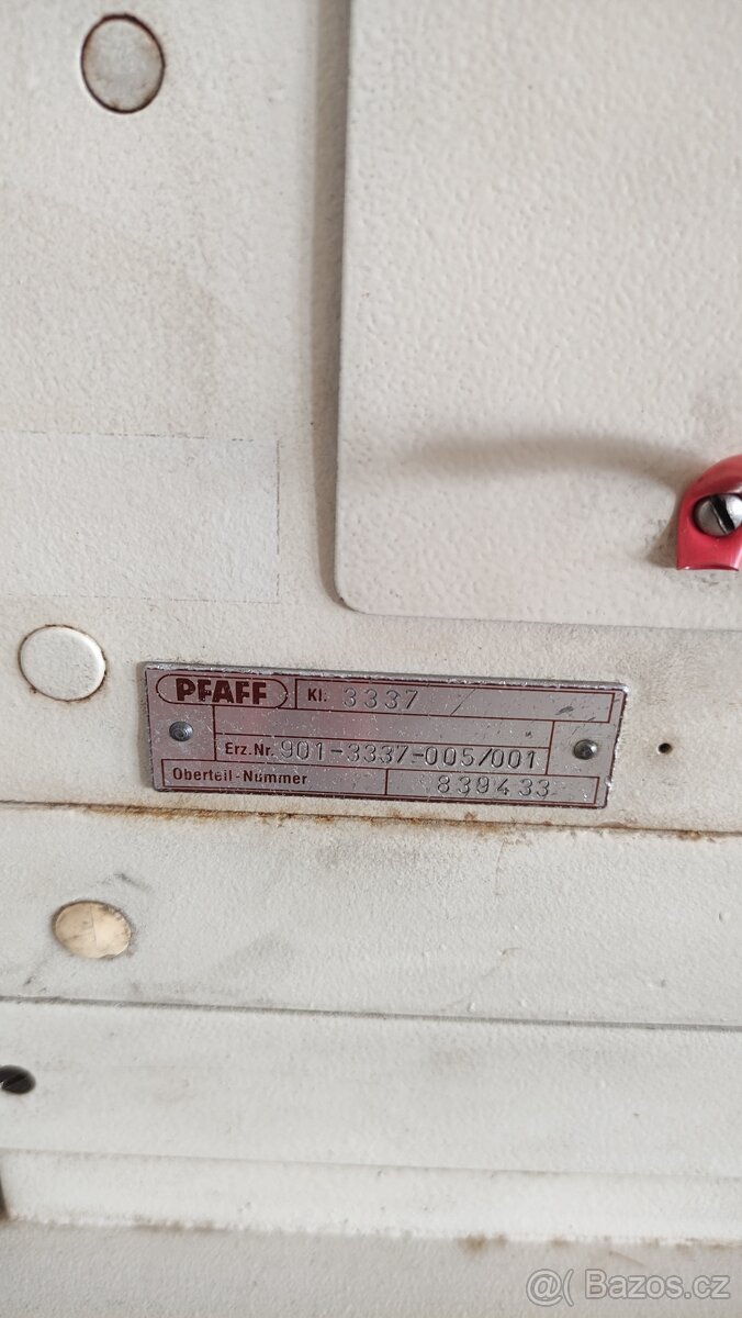 Šicí stroj PFAFF typ 3337 (těžká závorovačka) - 5