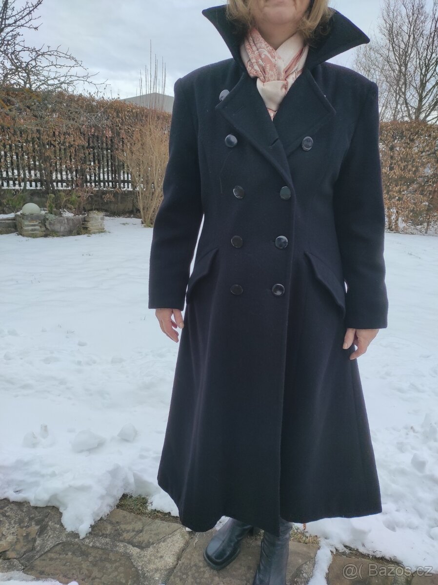 Zimní kabát černý - 5