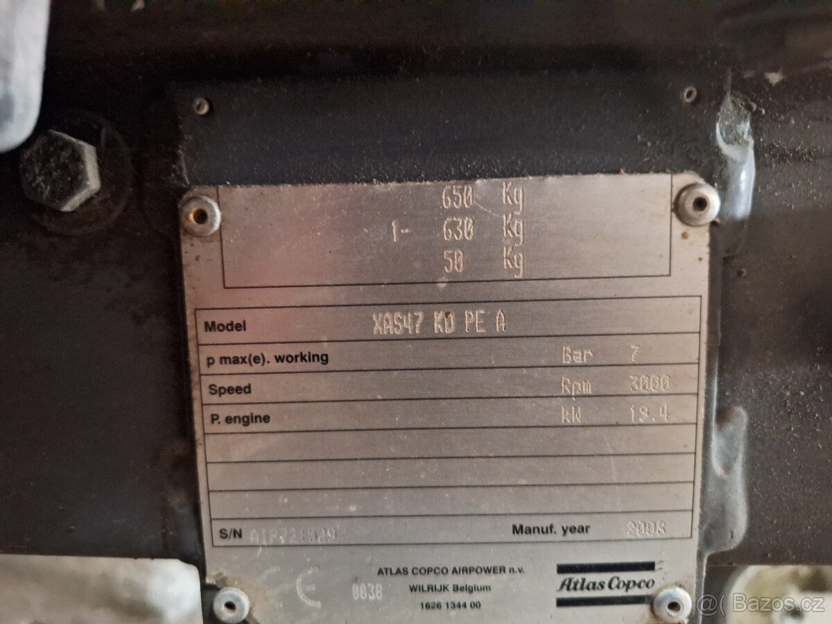 Pískovačka + Dieslový kompresor - 5