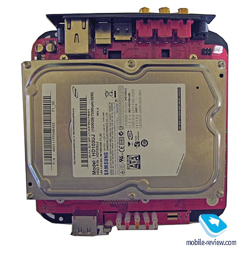 Umax eGreat HD TANK EG-M31B, multimediální přehrávač + 500GB - 5