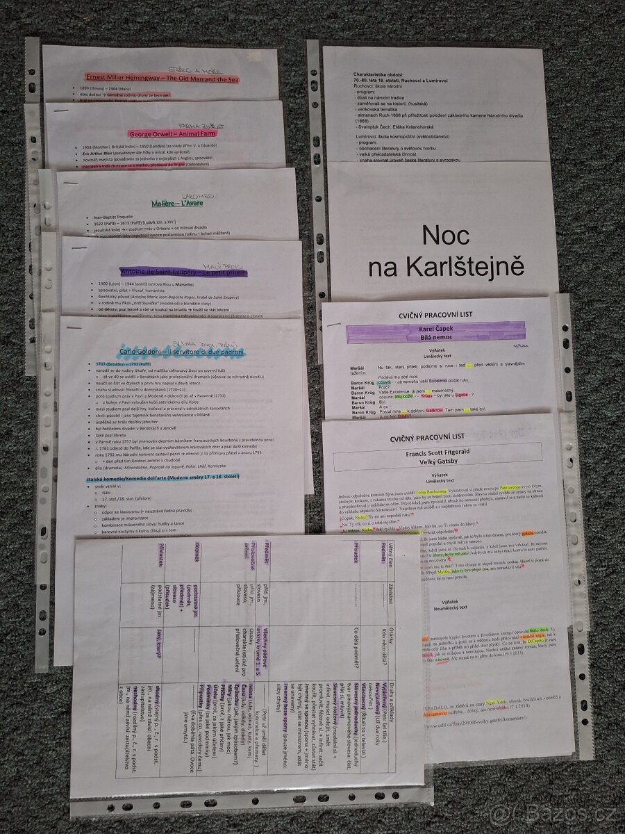 Učebnice ČJ a literatury + rozbory - 5