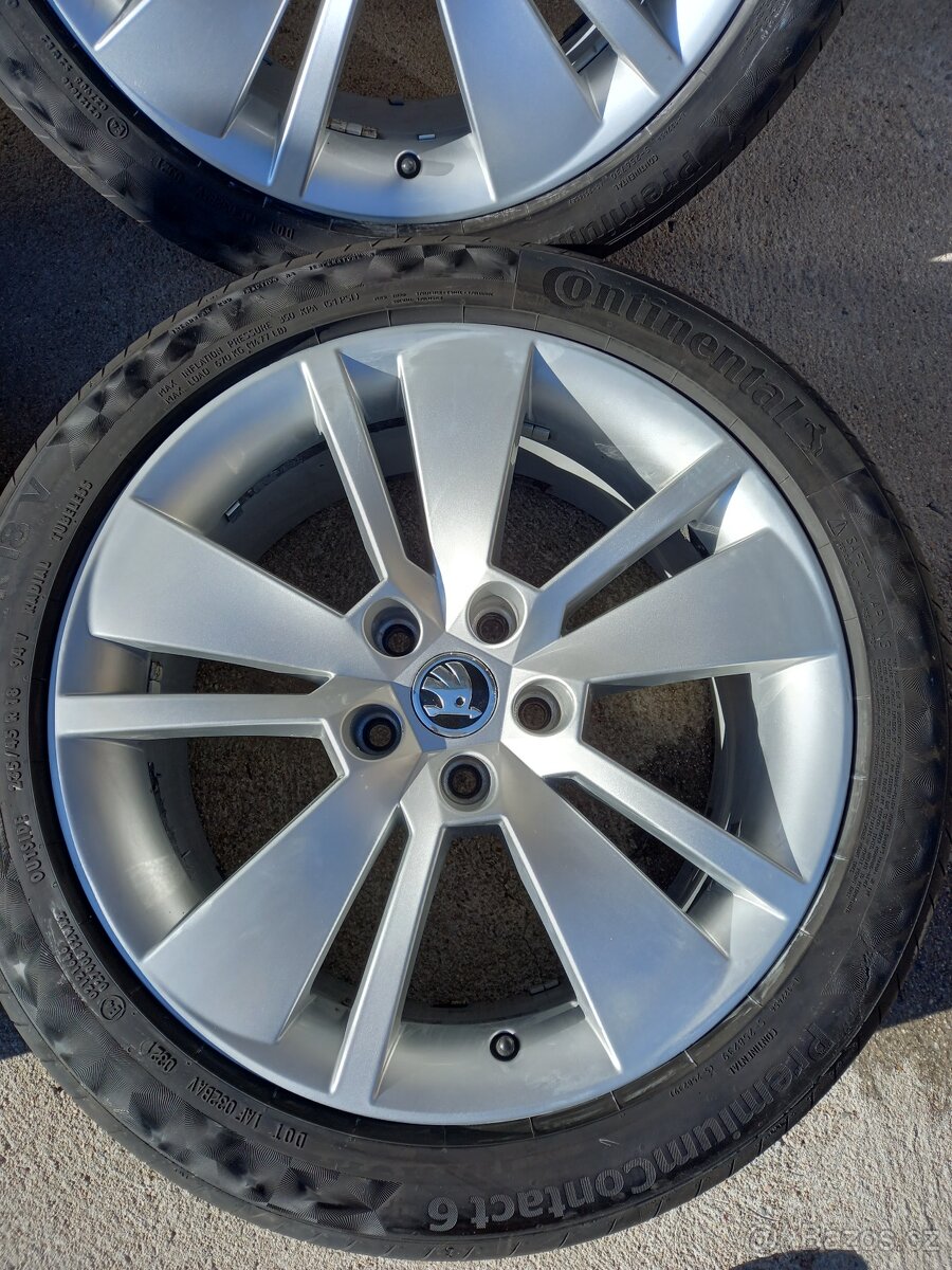 Zenit originál alu kola skoda superb lll - 5