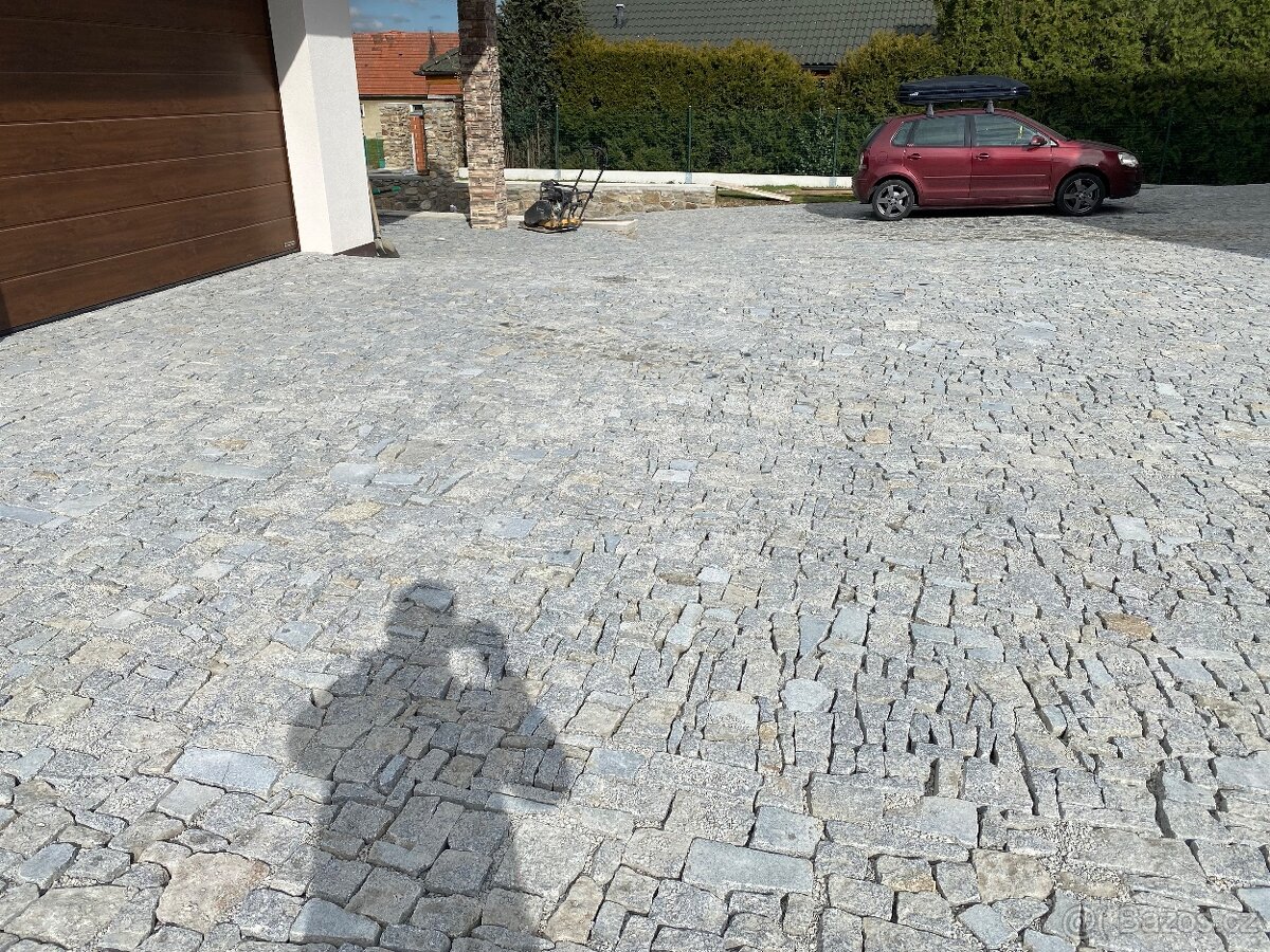 Pokladka žulove dlažby - 5