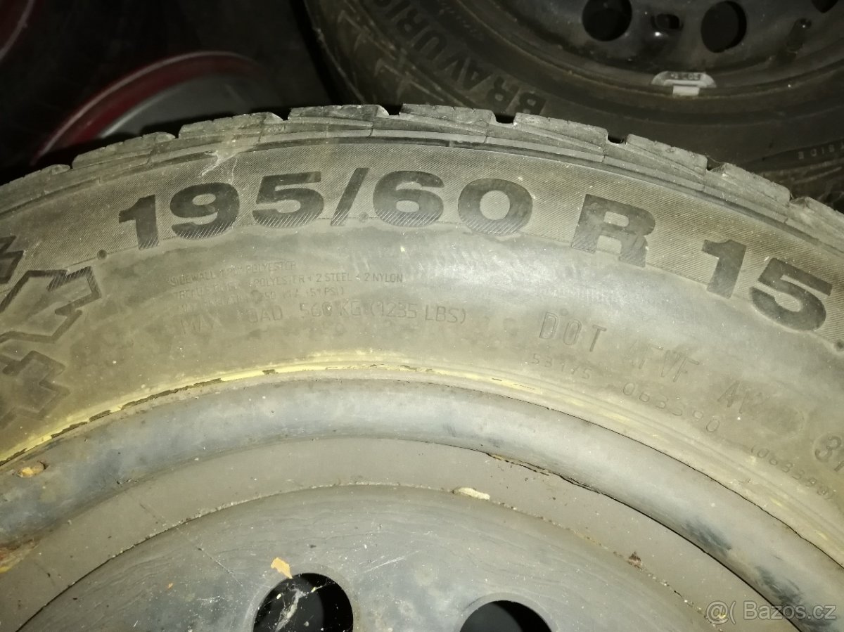 195/60/15, 4x108 - 5