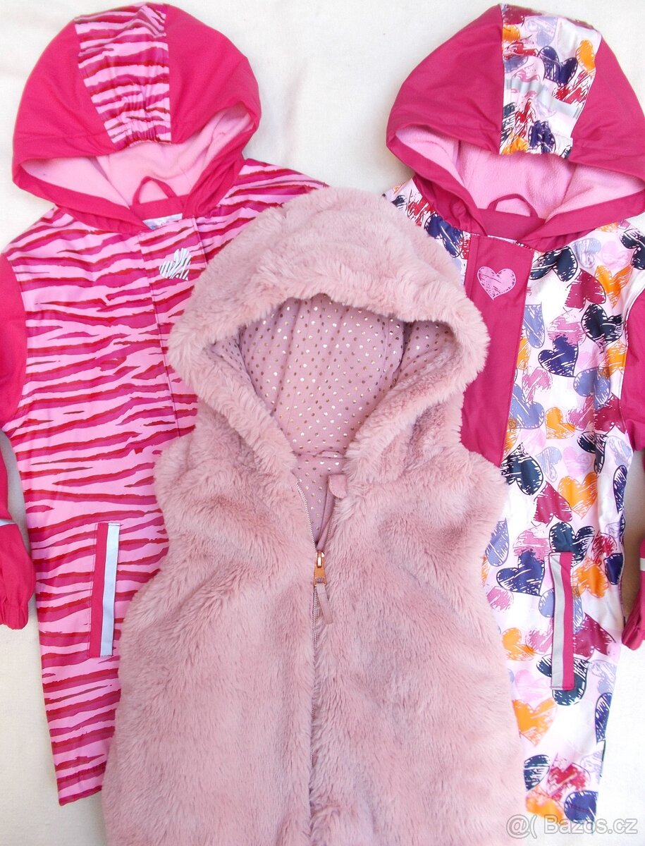 Jarní nepromokavý kabátek, bunda vel. 98 / 104 - 5