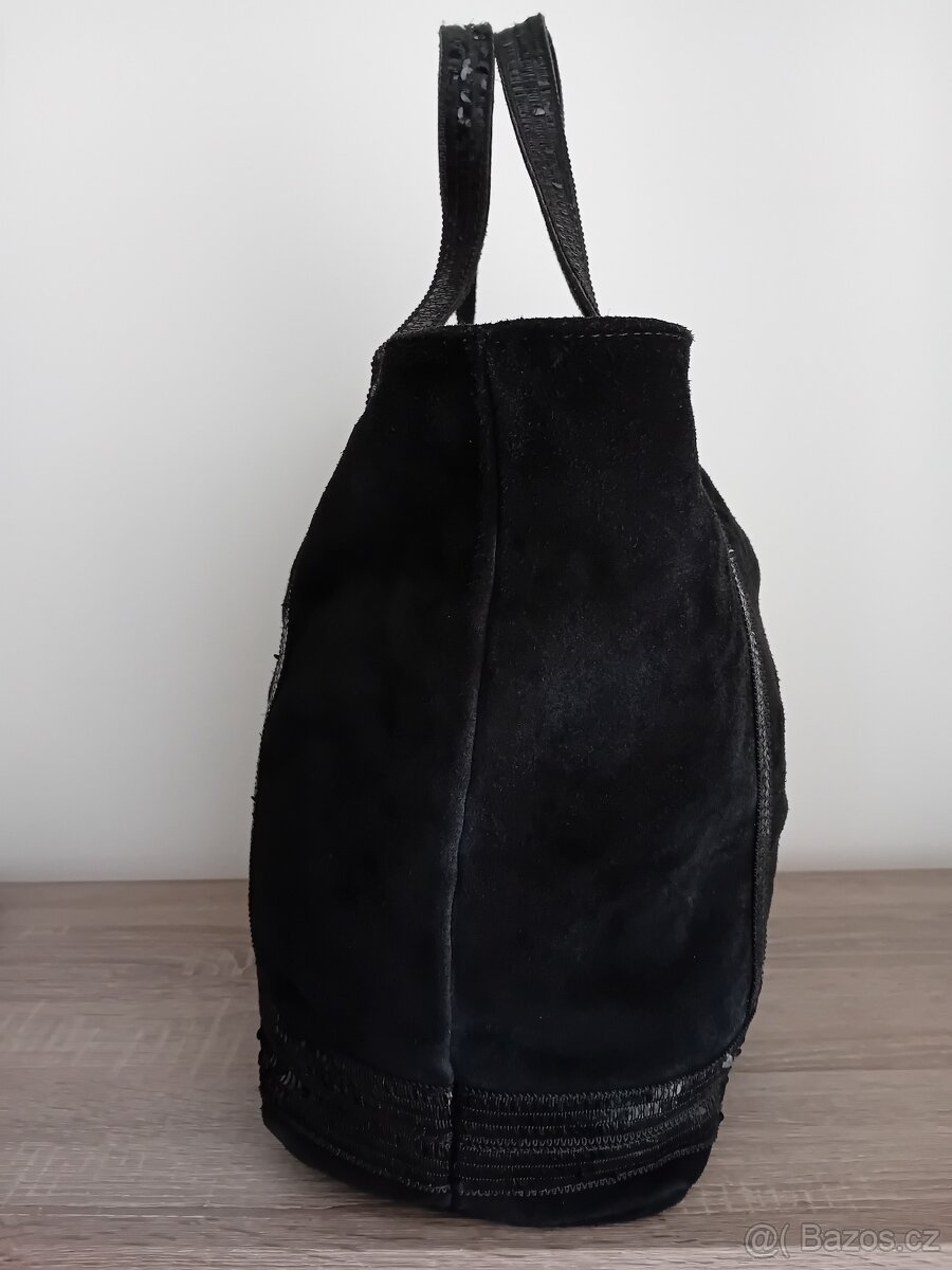 Genuine Leather dámská velká kabela kožená Rezervace - 5