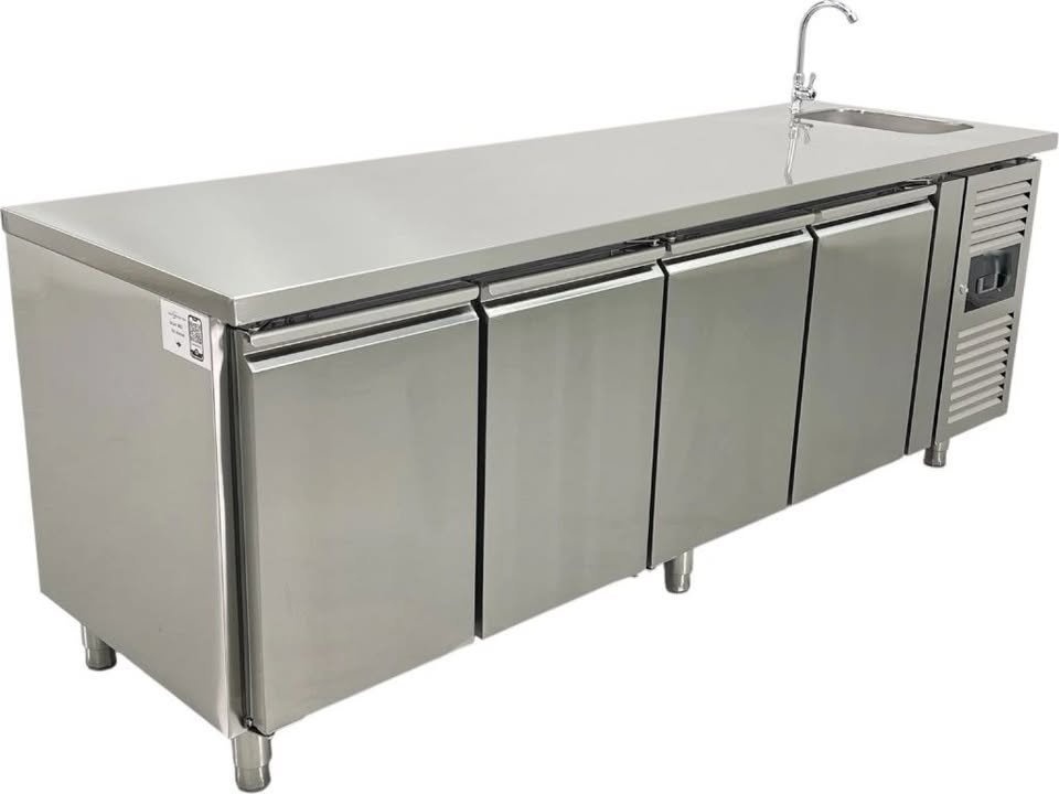 Chladicí stůl s dřezem 2230 × 700 × 860 mm - 5