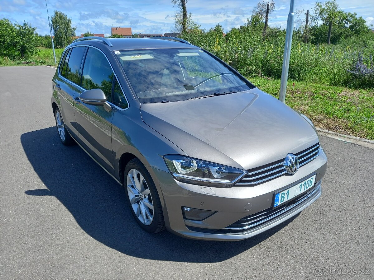 VW-GOLF SPORTSVAN 2,0TDI-150PS-BIXENON-HIGHLINE-NAVI-2015 - 5
