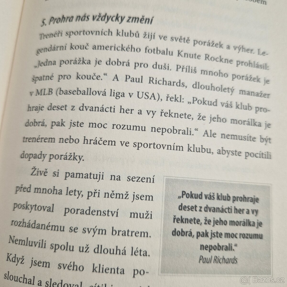 Někdy vyhraješ, jindy se poučíš - 5