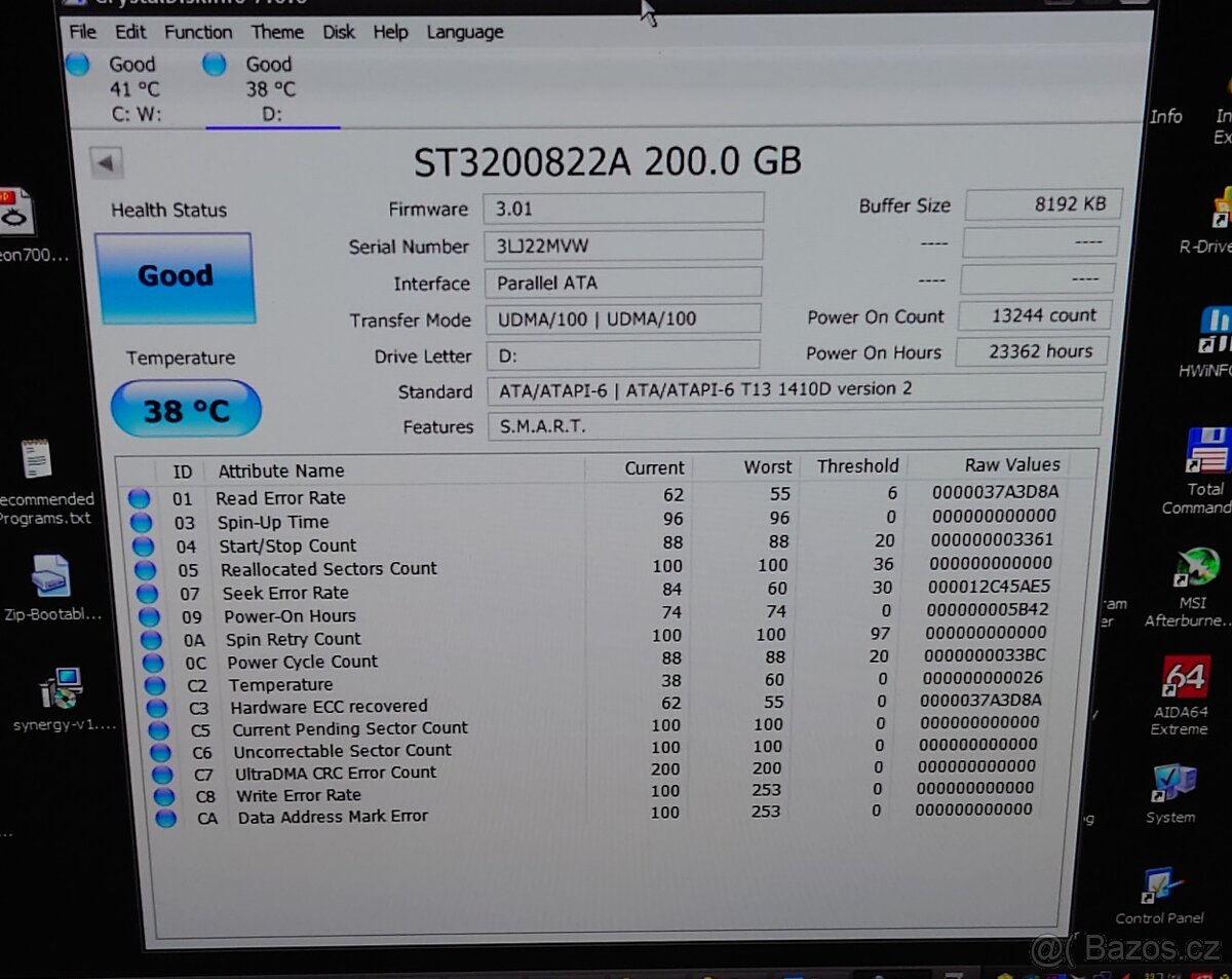retro Disky HDD PATA(IDE)- Seagate+WD - 5