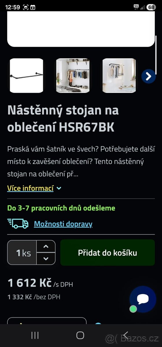 NOVÁ ŠATNÍ TYČ NA STĚNU - 5