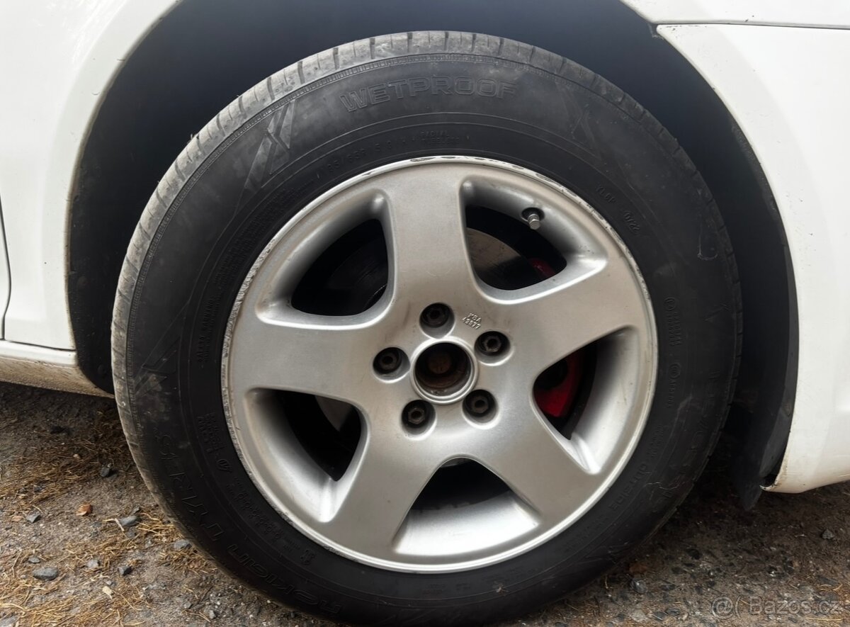 letní gumy + disky, Nokian tyres wetproof 195/65/r15, 5x112 - 5
