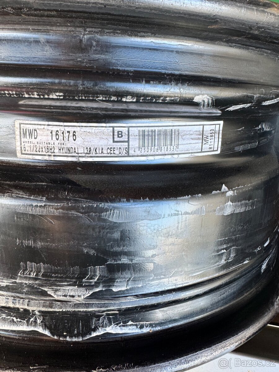 16” plechová kola– 5x114,3 – HYUNDAI (MAZDA, KIA, CHRYSLER - 5