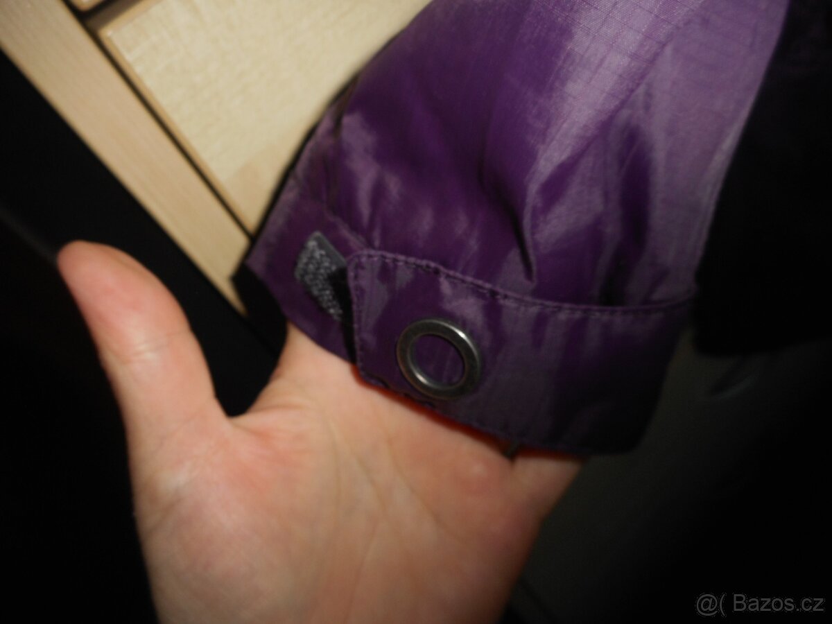 Nepromokavá bunda, parka dlouhá - fialová M - Tchibo - 5