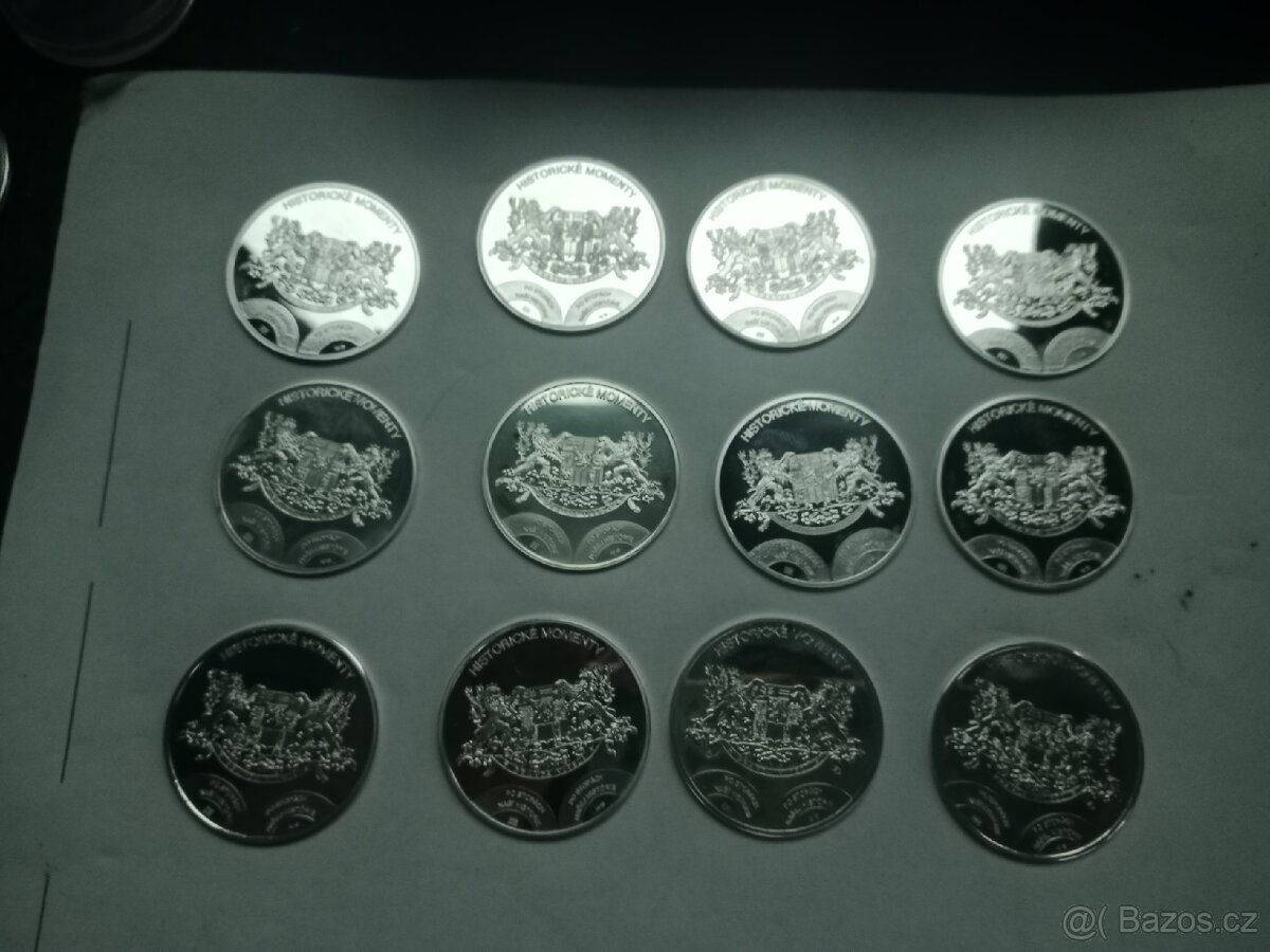 Stříbrné mince 24 kusů - 5