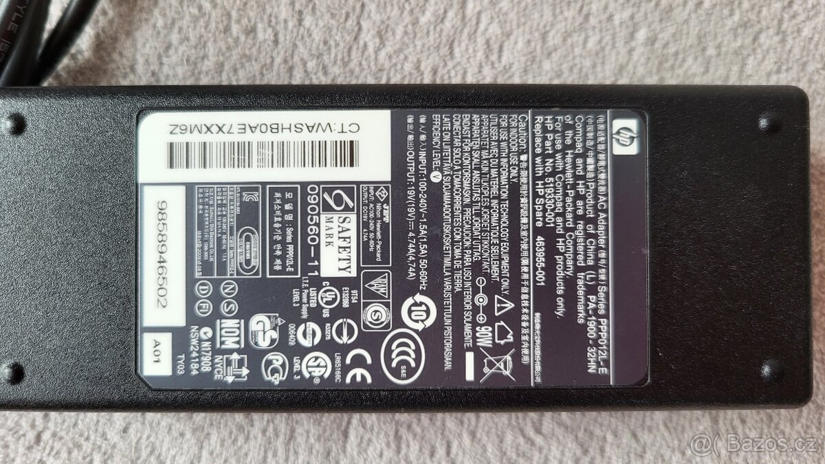 Prodám Notebook HP ProBook 4510s, nefunkční - 5