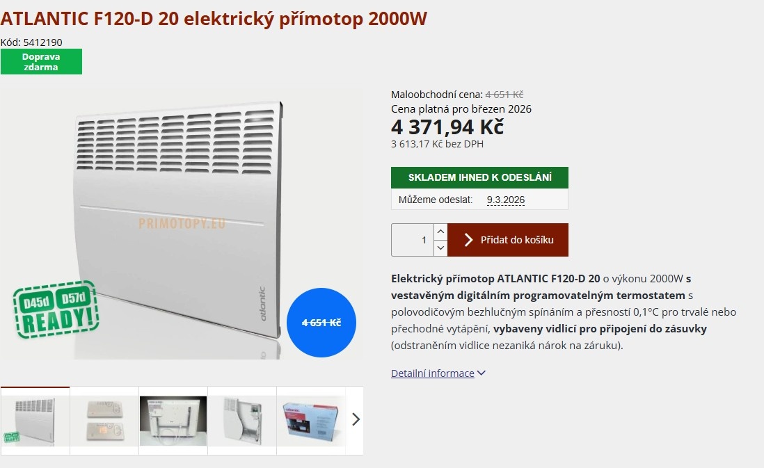 Přímotopy Atlantic - 5