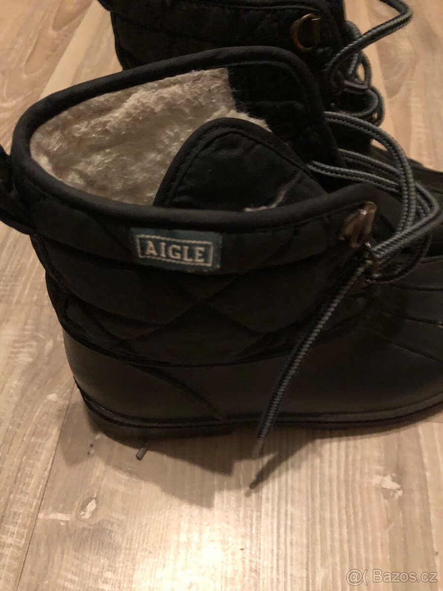 Detske zateplene holinky Aigle - 5