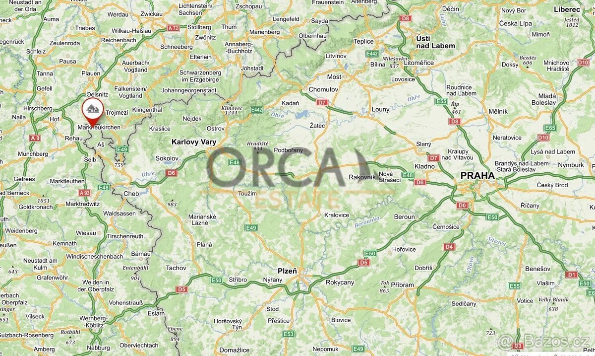 Prodej zastavitelného pozemku 1419 m2 v k. ú. Trojmezí - 5