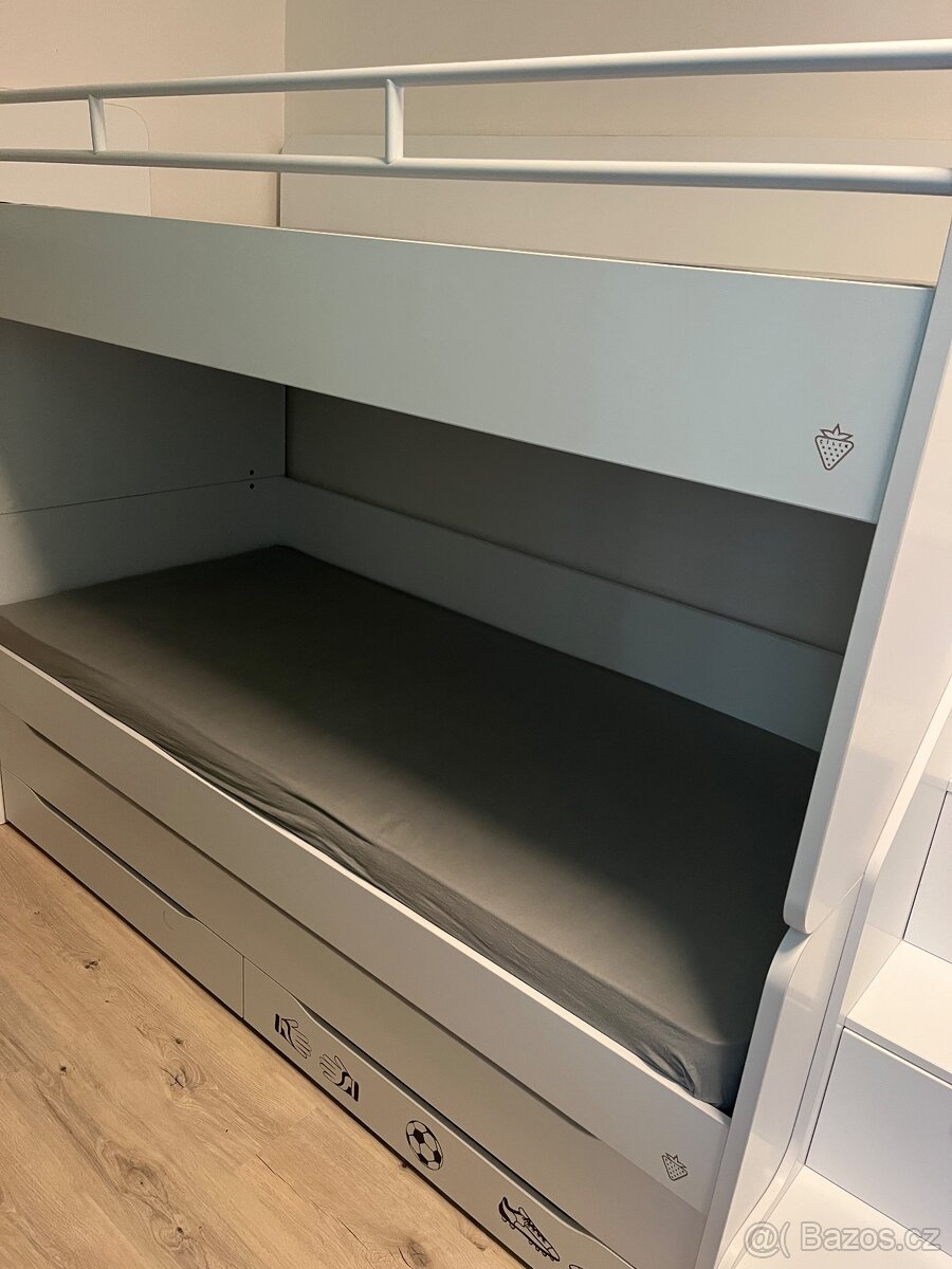 Patrová postel Čilek pro tři děti - 5