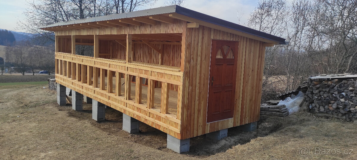 Drevostavba, Chata, Konstrukce, Vcelin - 5