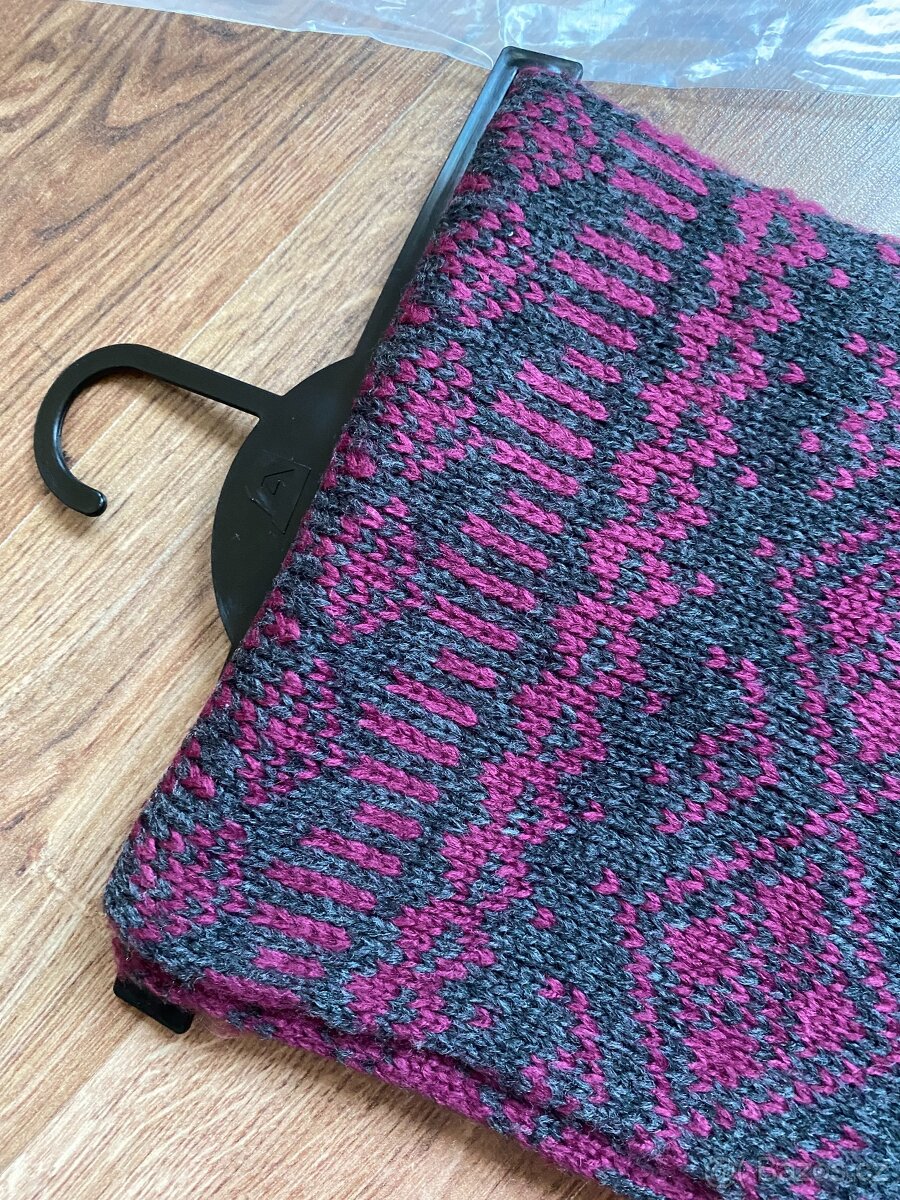 Nová unisex zimní šála Alpine Pro - 180 cm, akryl - 5