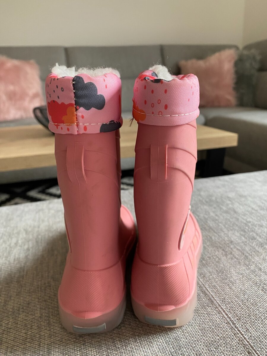 Dívčí vyteplené gumovky 26/27 - 5