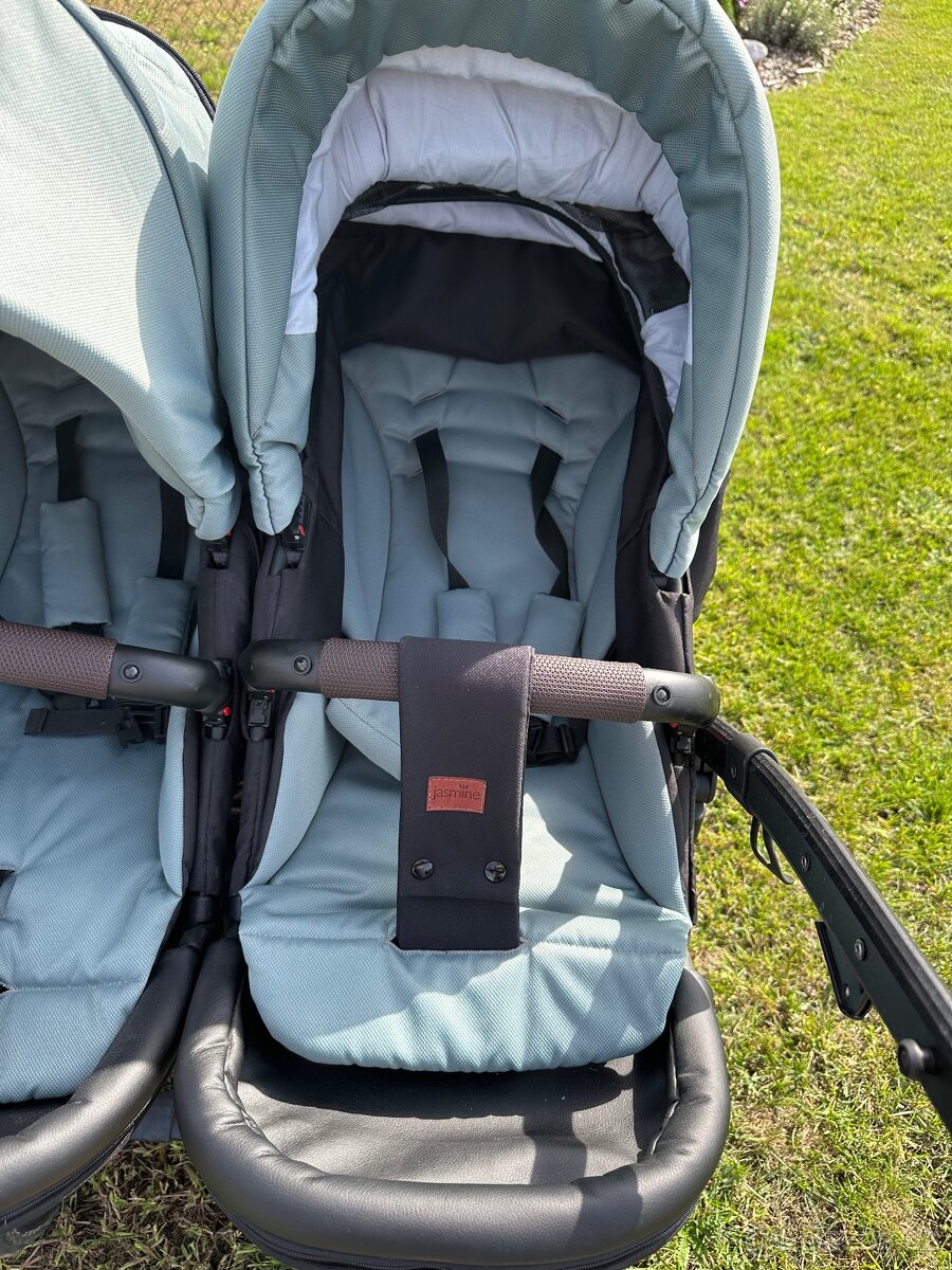 Kočárek pro dvojčata/ Sourozence Jasmine Duo life - 5