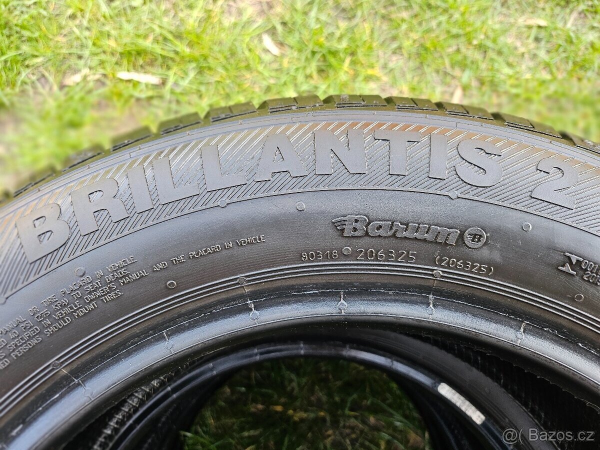 4x Letní pneu Barum Brillantis 2 - 175/65 R14 - 95% - 5