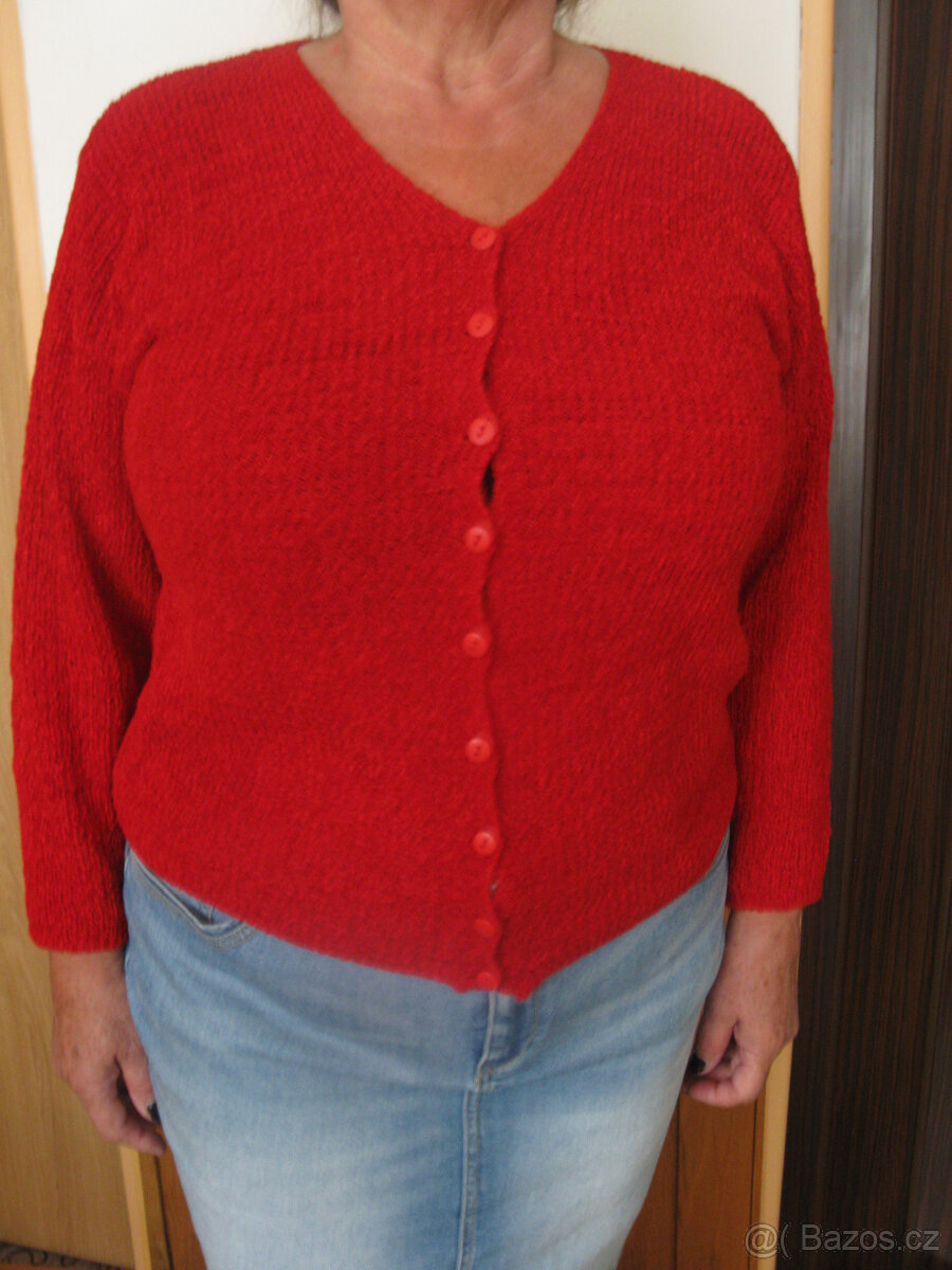 Kabát,svetr11x, na zimu i jaro , XL + dárek,šaty,kombinéza - 5