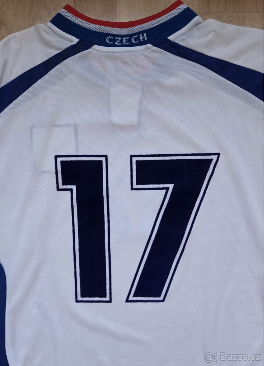 Česko fotbalový dres Šmicer Puma #17 2000-2002 - 5