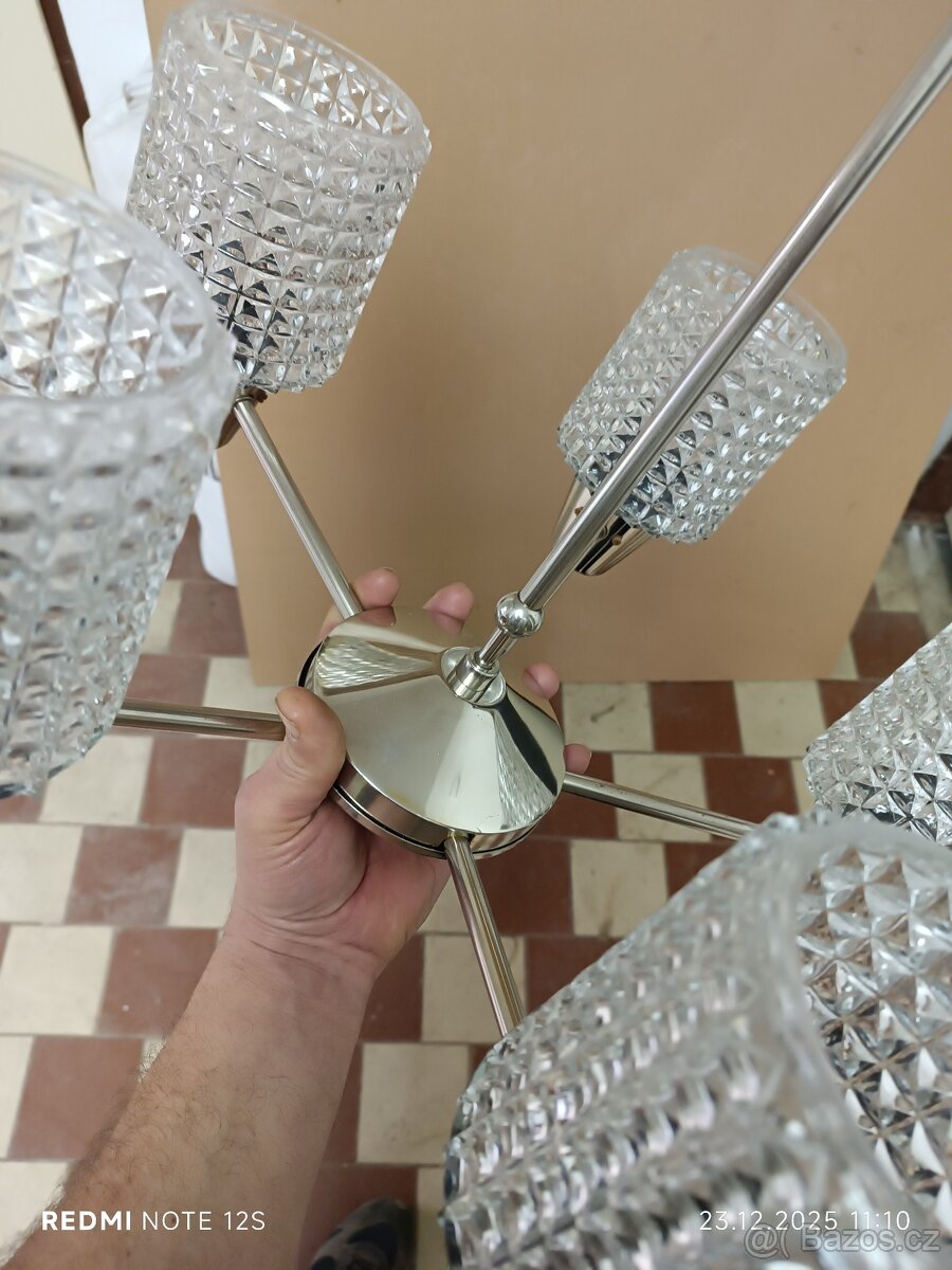 Starý , retro lustr - 5