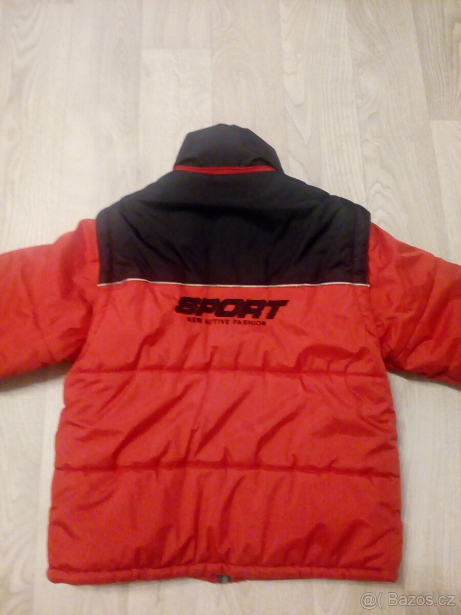 Dětská zimní bunda velikost 146 - 5