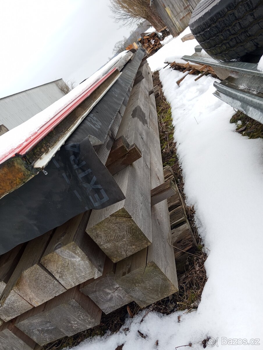 Trámy 15x15 délka 7,5 m - 5