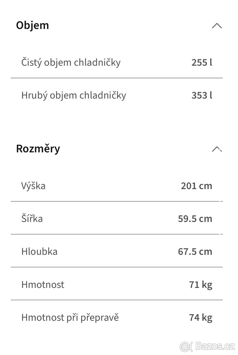 Lednice s mrazákem samsung - 5