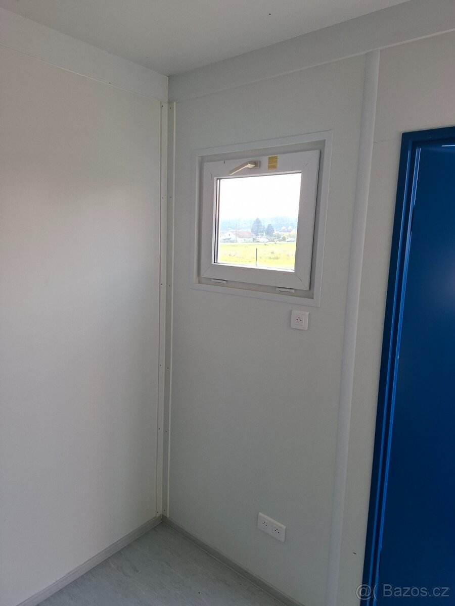 obytný kontejner 6m-modrý - 5