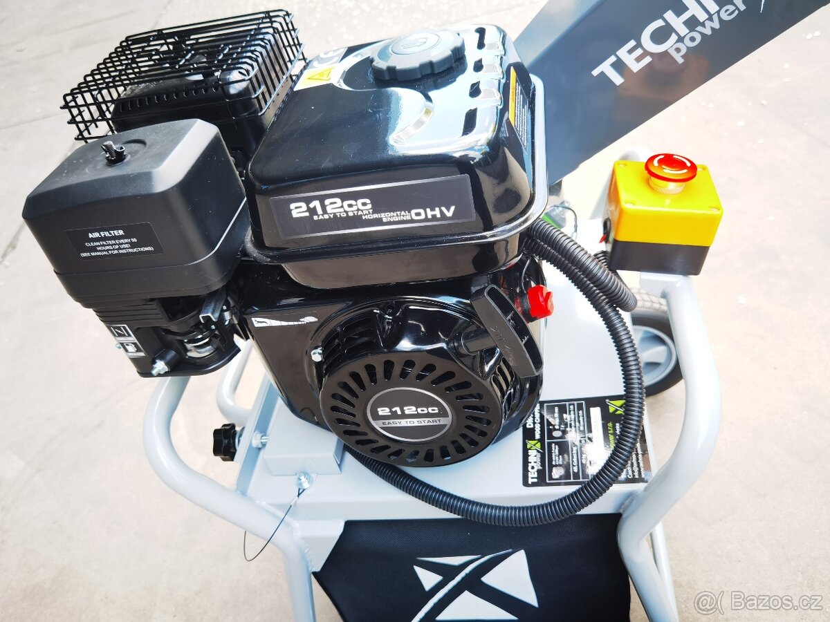 Benzínový drtič větví do 50 mm, DR-X50 - TECHNIX - 5