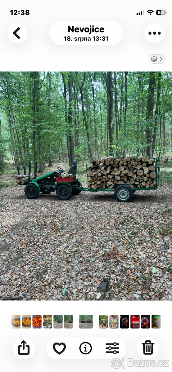 2x Traktor domácí výroby, 4x4 - 5