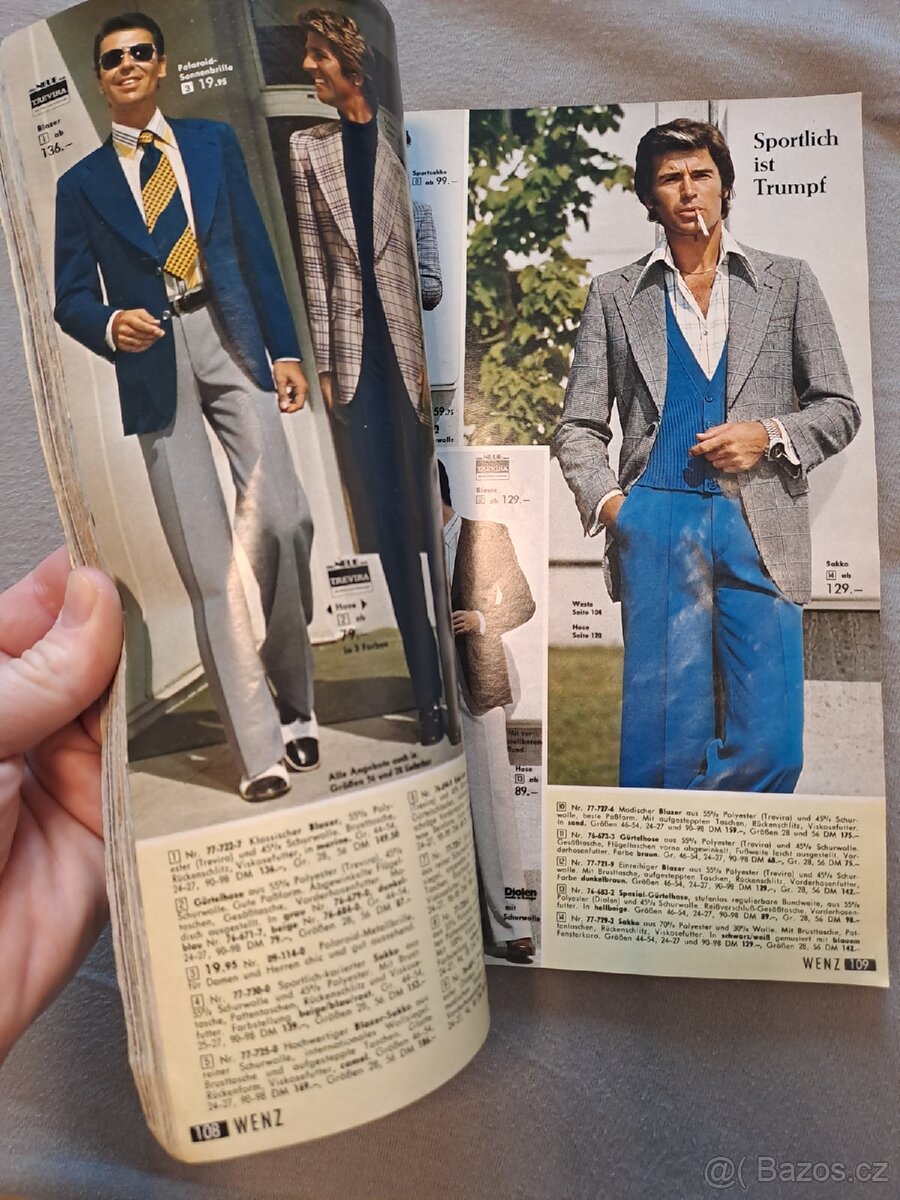 Módní katalog Wenz 1974 - 5