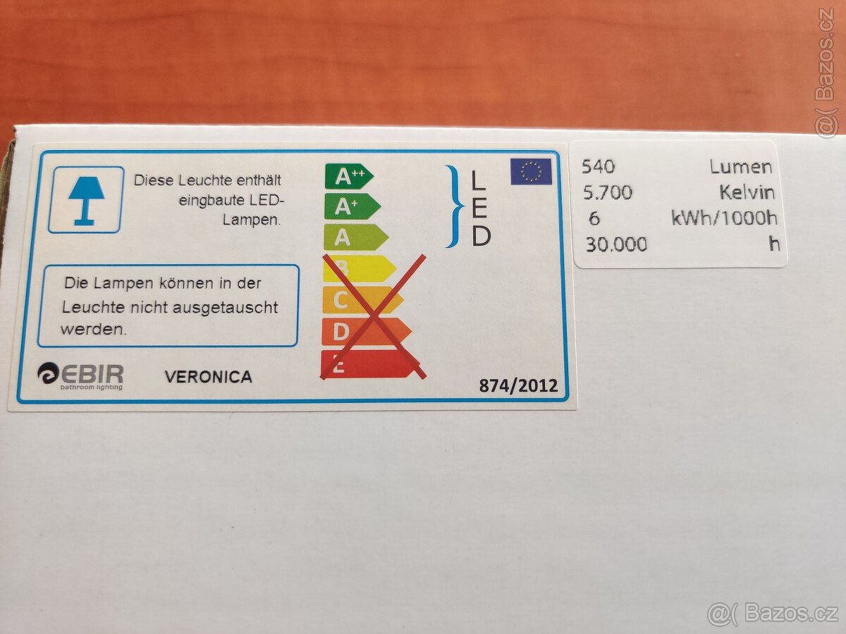 Koupelnové LED světlo nad galerku - 5